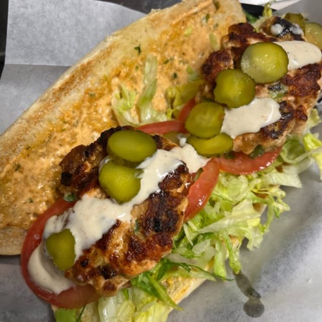 Crab Cake Po Boy.